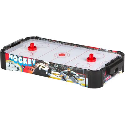 BigBuy Fun Table de Air Hockey - Jeu de société - Blanc - 69x10x36cm BigBuy Fun Table de Air Hockey - Jeu de société - Blanc - 69x10x36cm