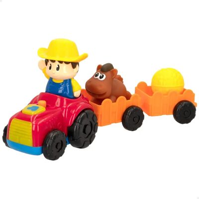 Tracteur de ferme avec sons WINFUN - Jouet interactif pour enfants Tracteur de ferme avec sons WINFUN - Jouet interactif pour enfants