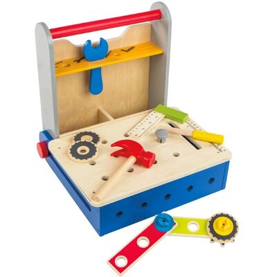 CB Toys Scatola degli attrezzi in legno pieghevole - Gioco CB Toys Scatola degli attrezzi in legno pieghevole - Gioco