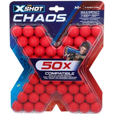 Pack de munitions en mousse Zuru 50 balles - Amortiguadores pour jeu en extérieur Pack de munitions en mousse Zuru 50 balles - Amortiguadores pour jeu en extérieur