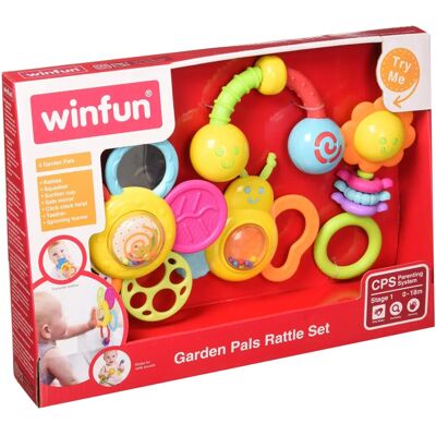WINFUN Baby Rasseln - Set mit 4 Multicolor Sensor Spielzeug WINFUN Baby Rasseln - Set mit 4 Multicolor Sensor Spielzeug