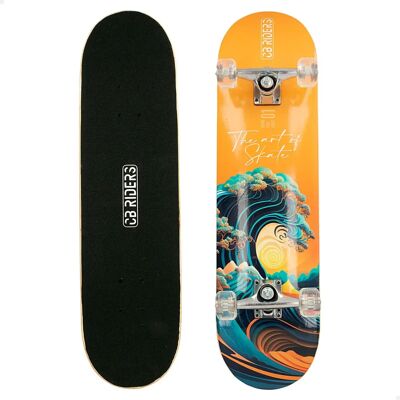 Colorbaby CB Riders Skateboard - 4 Roues - Max 100 Kg - Publicité Colorbaby CB Riders Skateboard - 4 Roues - Max 100 Kg - Publicité