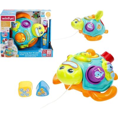 Jouet Tortue Bilingue Durable WINFUN - Tri de Formes & Sons Jouet Tortue Bilingue Durable WINFUN - Tri de Formes & Sons