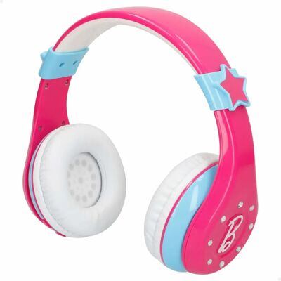 Cuffie per Bambini Barbie Rosa Bluetooth Regolabili Cuffie per Bambini Barbie Rosa Bluetooth Regolabili