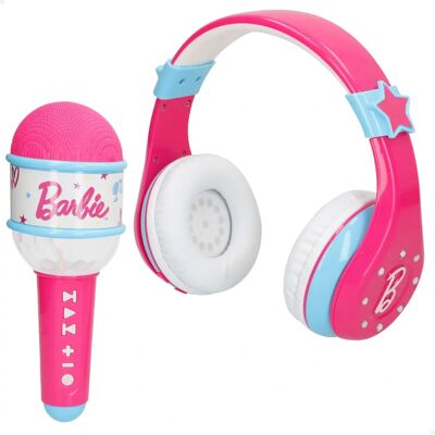 Set de Auriculares y Micrófono Barbie - Karaoke inalámbrico infantil Set de Auriculares y Micrófono Barbie - Karaoke inalámbrico infantil
