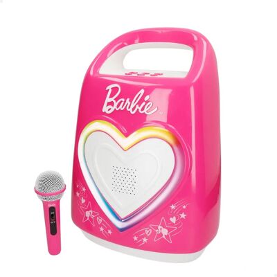 Altavoz de Karaoke Portátil Barbie con Micrófono - Niños Altavoz de Karaoke Portátil Barbie con Micrófono - Niños