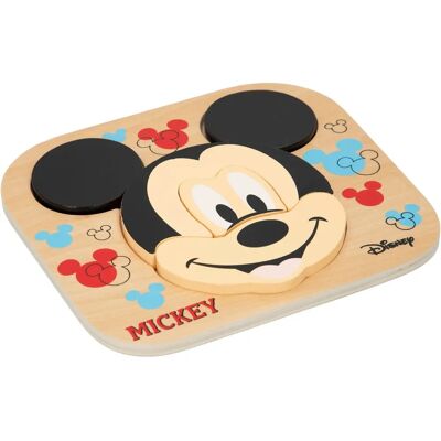 Puzzle en bois Mickey de Woomax - 6 pièces - Dès 1 an - Publicité Puzzle en bois Mickey de Woomax - 6 pièces - Dès 1 an - Publicité