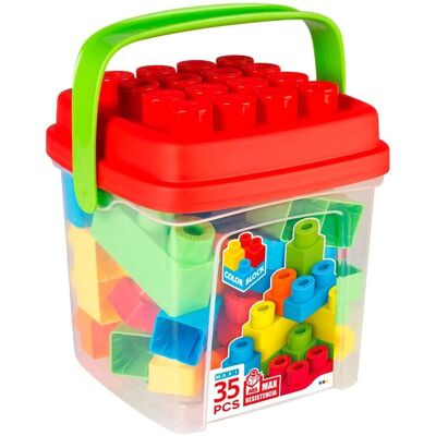 Jeu de Blocs de Construction Colorbaby Multicolore - 35 Pièces Jeu de Blocs de Construction Colorbaby Multicolore - 35 Pièces