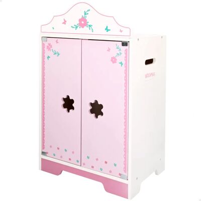 Armadio bambole Woomax - 34x55x23cm - Mobili di stoccaggio Armadio bambole Woomax - 34x55x23cm - Mobili di stoccaggio