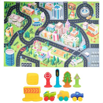 COLORBABY Activiteitenspeelmat - Stadsontwerp voor Kinderen 2+ - 99x144cm COLORBABY Activiteitenspeelmat - Stadsontwerp voor Kinderen 2+ - 99x144cm