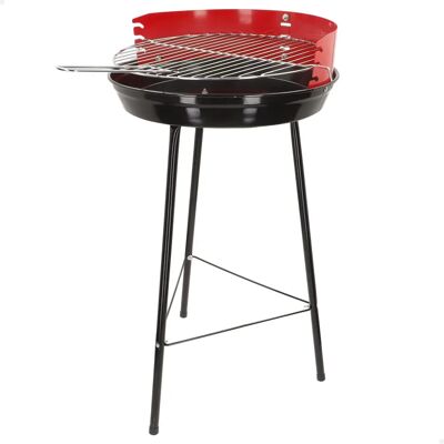 Griglia a Carbonella Aktive Sport Camping 42cm - Rosso/Nero Griglia a Carbonella Aktive Sport Camping 42cm - Rosso/Nero