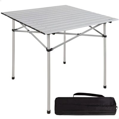 Aktive aluminium campingbord - Fällbar 70cm Kvadrat Aktive aluminium campingbord - Fällbar 70cm Kvadrat