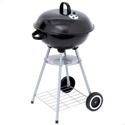 Barbacoa de Carbón Activo con Ruedas - NEGRO Barbacoa de Carbón Activo con Ruedas - NEGRO