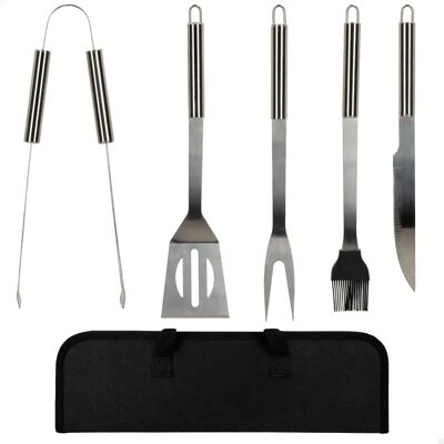 Set de 5 piezas para barbacoa Aktive de acero inoxidable Set de 5 piezas para barbacoa Aktive de acero inoxidable