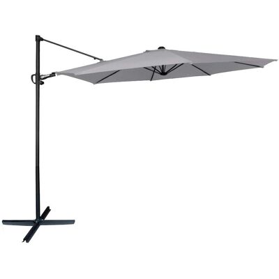 Aktive Parasol Roma - 300x245x300cm, Anthracite, Aluminium - Parasol Aktive Parasol Roma - 300x245x300cm, Anthracite, Aluminium - Parasol