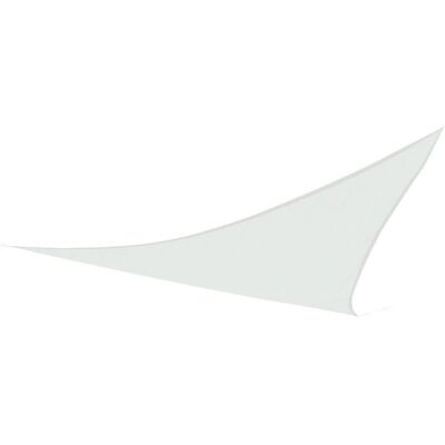 Voile d'ombrage triangulaire Aktive Garden - 500x500x500 cm - Blanc - Publicité Voile d'ombrage triangulaire Aktive Garden - 500x500x500 cm - Blanc - Publicité