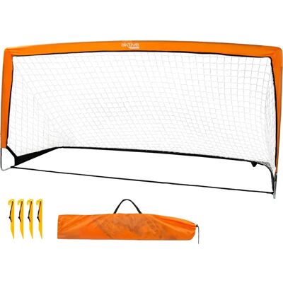 Brama piłkarska AKTIVE - 200x100x100 cm - Pomarańczowa - Sport Brama piłkarska AKTIVE - 200x100x100 cm - Pomarańczowa - Sport