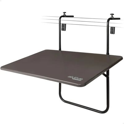 Aktive Hopfällbar Balkongbord - Stål, 60x40 cm Aktive Hopfällbar Balkongbord - Stål, 60x40 cm
