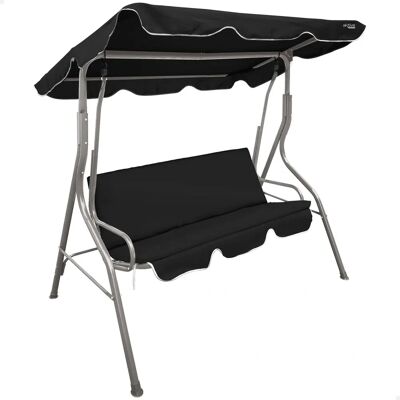 Aktive Garden 3-Seater Garden Swing with Adjustable Canopy Aktive Garden 3-Seater Garden Swing with Adjustable Canopy