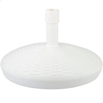 Aktive White Beach Umbrella Base - 58x35x58cm, Plastic Aktive White Beach Umbrella Base - 58x35x58cm, Plastic