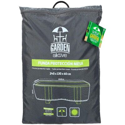 Housse de table de jardin grise Aktive Garden - Protection 240x130x60cm - Publicité Housse de table de jardin grise Aktive Garden - Protection 240x130x60cm - Publicité