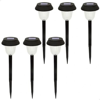 Aktive Pack 6 Lumières Solaires Extérieures LED Blanches - Éclairage Solaire d'Extérieur Aktive Pack 6 Lumières Solaires Extérieures LED Blanches - Éclairage Solaire d'Extérieur