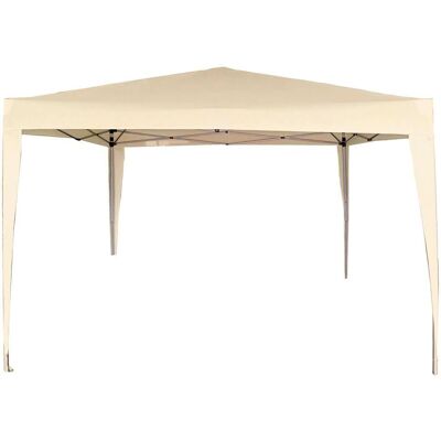 Pavillon Pliant en Acier Crème 300x240x300 cm - Aktive Garden - Publicité Pavillon Pliant en Acier Crème 300x240x300 cm - Aktive Garden - Publicité
