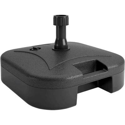 Aktive 19kg Black Plastic Beach Umbrella Base - Umbrella Stand Aktive 19kg Black Plastic Beach Umbrella Base - Umbrella Stand
