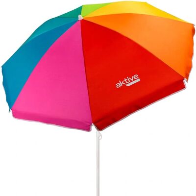 AKTIVE Strand UV50 Multicolor - 180x180x185 cm - Parasol AKTIVE Strand UV50 Multicolor - 180x180x185 cm - Parasol
