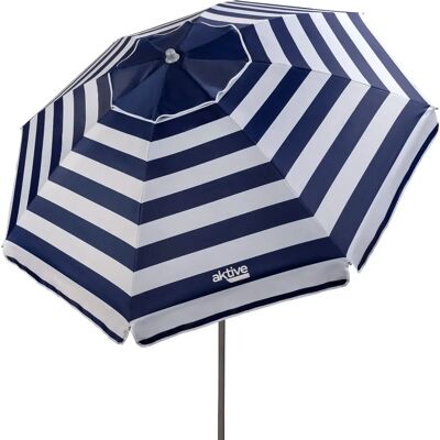 Parasol de Plage Aktive - 200cm, UV50, Ventilé, Réglable - Publicité Parasol de Plage Aktive - 200cm, UV50, Ventilé, Réglable - Publicité