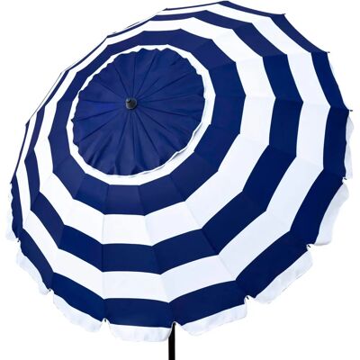 Aktive - Beach Umbrella Ø240cm with UV50 Protection - Striped Aktive - Beach Umbrella Ø240cm with UV50 Protection - Striped