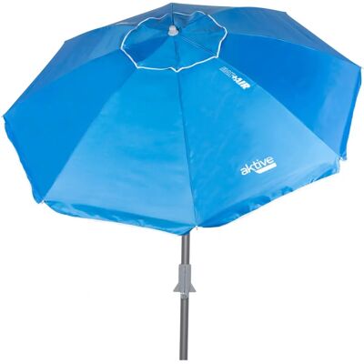 Sombrilla de Playa Aktive - Octogonal, UV50, Ajustable - Productos de Playa Sombrilla de Playa Aktive - Octogonal, UV50, Ajustable - Productos de Playa