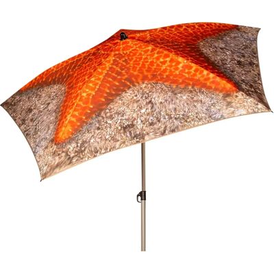 Aktive Étoile de Mer UV40 Orange - Parapluie de plage Aktive Étoile de Mer UV40 Orange - Parapluie de plage