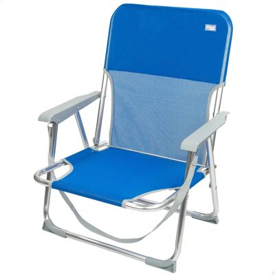 Aktive Fixed Folding Chair Blue - Lightweight, Waterproof, 100kg Support Aktive Fixed Folding Chair Blue - Lightweight, Waterproof, 100kg Support