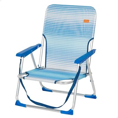 Aktive Model 62670 Blue Low Aluminum Folding Chair Aktive Model 62670 Blue Low Aluminum Folding Chair