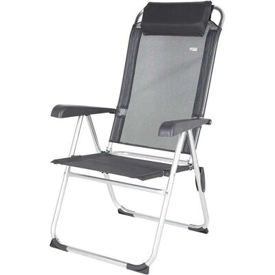 Aktive Opvouwbare Stoel - Reclinable Grijs - 44x55x101 cm Aktive Opvouwbare Stoel - Reclinable Grijs - 44x55x101 cm