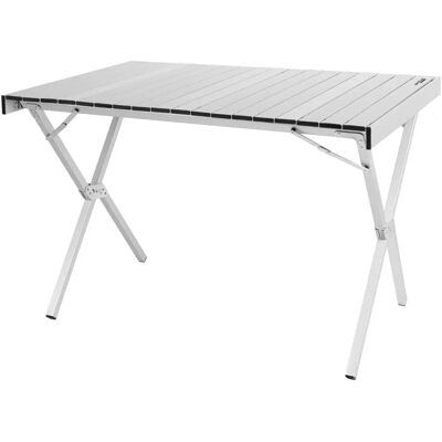 Aktive White Camping Table - Support 30kg, Foldable, Aluminum Aktive White Camping Table - Support 30kg, Foldable, Aluminum