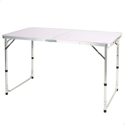 Aktive Grey Height Adjustable Camping Folding Table Aktive Grey Height Adjustable Camping Folding Table