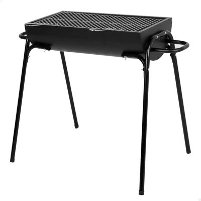 Actieve draagbare barbecue van staal 91x33x71 cm - ZWART Actieve draagbare barbecue van staal 91x33x71 cm - ZWART