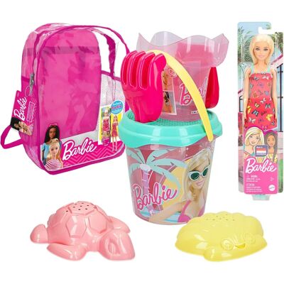 Barbie strandleksaker - 8 delar - 18x16x18cm Barbie strandleksaker - 8 delar - 18x16x18cm