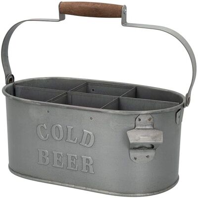 Panier à bouteilles Aktive en acier galvanisé pour 6 bouteilles - Porte-bouteilles Panier à bouteilles Aktive en acier galvanisé pour 6 bouteilles - Porte-bouteilles