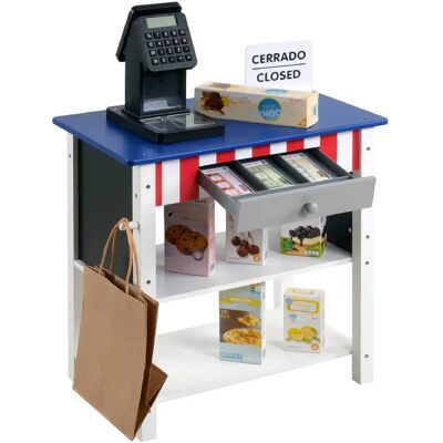 Supermercato dei Giochi Woomax - 28 Pezzi - 48x70x30cm Supermercato dei Giochi Woomax - 28 Pezzi - 48x70x30cm