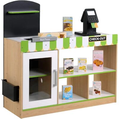 Supermarché de Jouets Teamson - 80x80x30 cm - Magasin de jouets en bois pour enfants - Publicité Supermarché de Jouets Teamson - 80x80x30 cm - Magasin de jouets en bois pour enfants - Publicité