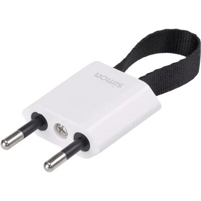 Prise Schuko 2 broches - IP20 - Blanc - Prise électrique Prise Schuko 2 broches - IP20 - Blanc - Prise électrique