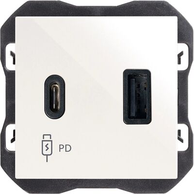 Simon s270 USB-A + USB-C Laddare - Snabbladdning Simon s270 USB-A + USB-C Laddare - Snabbladdning