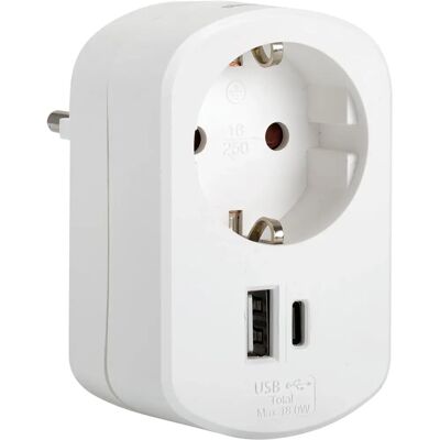 Simon CL610306 Wandlader - USB, Wit Simon CL610306 Wandlader - USB, Wit