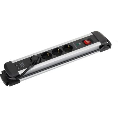 Base multiple extrapower Simon avec 2 USB-A - 16A 250V - 4 prises Base multiple extrapower Simon avec 2 USB-A - 16A 250V - 4 prises