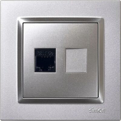 Simon Ethernet RJ45 Cat.5E Montage mural - Base Ethernet Simon Ethernet RJ45 Cat.5E Montage mural - Base Ethernet