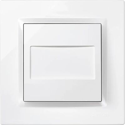 Simon F1090800030 Plaque de couverture série 10 blanche - Publicité Simon F1090800030 Plaque de couverture série 10 blanche - Publicité