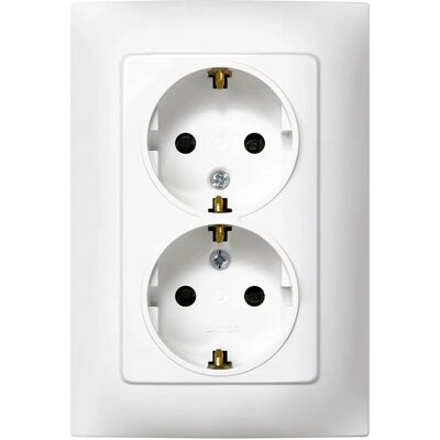 Prise double Schuko Simon - Prise électrique Prise double Schuko Simon - Prise électrique